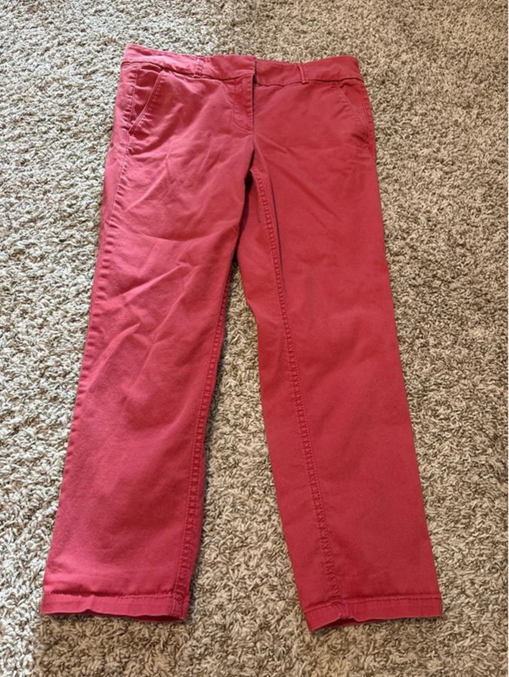 Loft Women’s Red Capris Pants Size 6P EUC